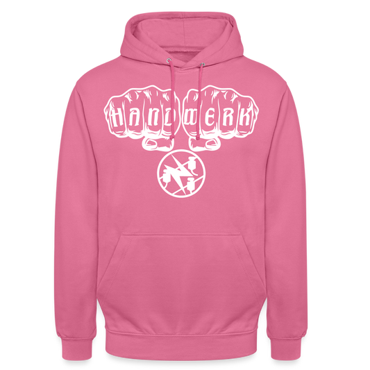 Unisex Hoodie "Elektriker" Pink Unisex Hoodie