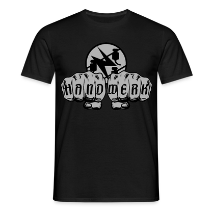 Unisex T-Shirt "Elektriker" Schwarz Männer T-Shirt