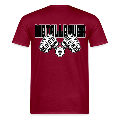 Unisex T-Shirt "Metallbauer" - Ziegelrot