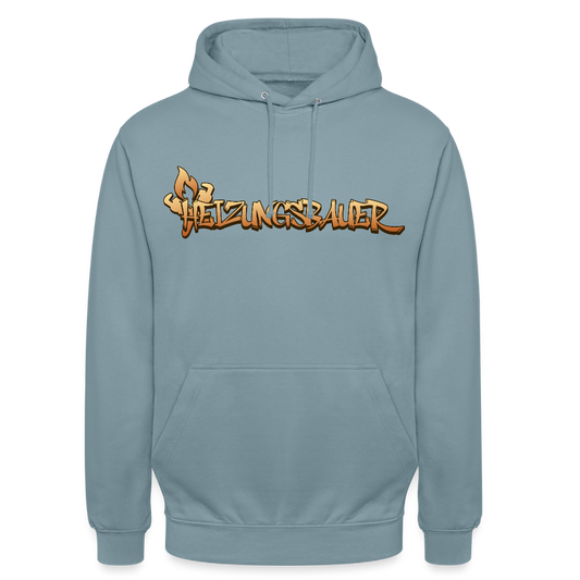Unisex Hoodie "Heizungsbauer" Nebelblau Unisex Hoodie