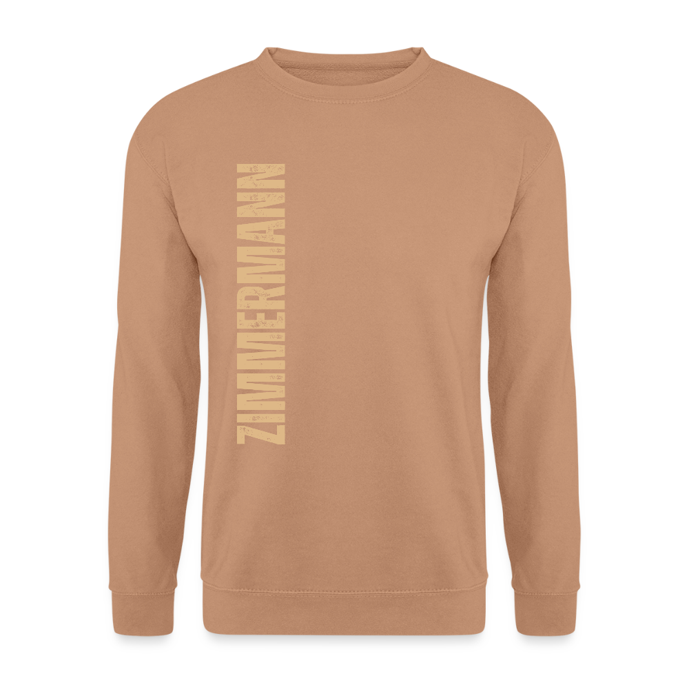 Unisex Pullover "Zimmermann" - Mocca