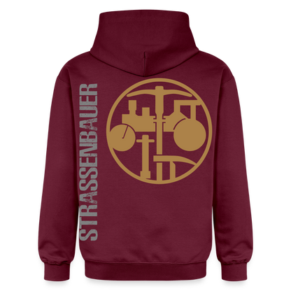 Gildan Unisex Softstyle® "Strassenbauer" Maroon Gildan Unisex Softstyle® Midweight Hoodie