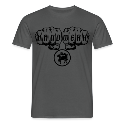 Unisex T-Shirt "Fleischer" Anthrazit Männer T-Shirt