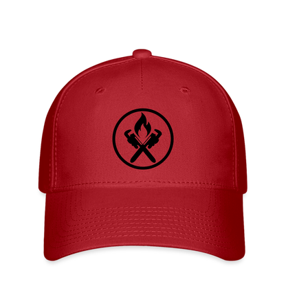 Flexfit Cap "Heizungsbauer" Rot Flexfit Cap