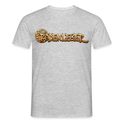 Unisex T-Shirt "Bodenleger" Grau meliert Männer T-Shirt