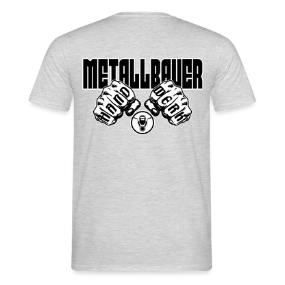Unisex T-Shirt "Metallbauer" - Grau meliert