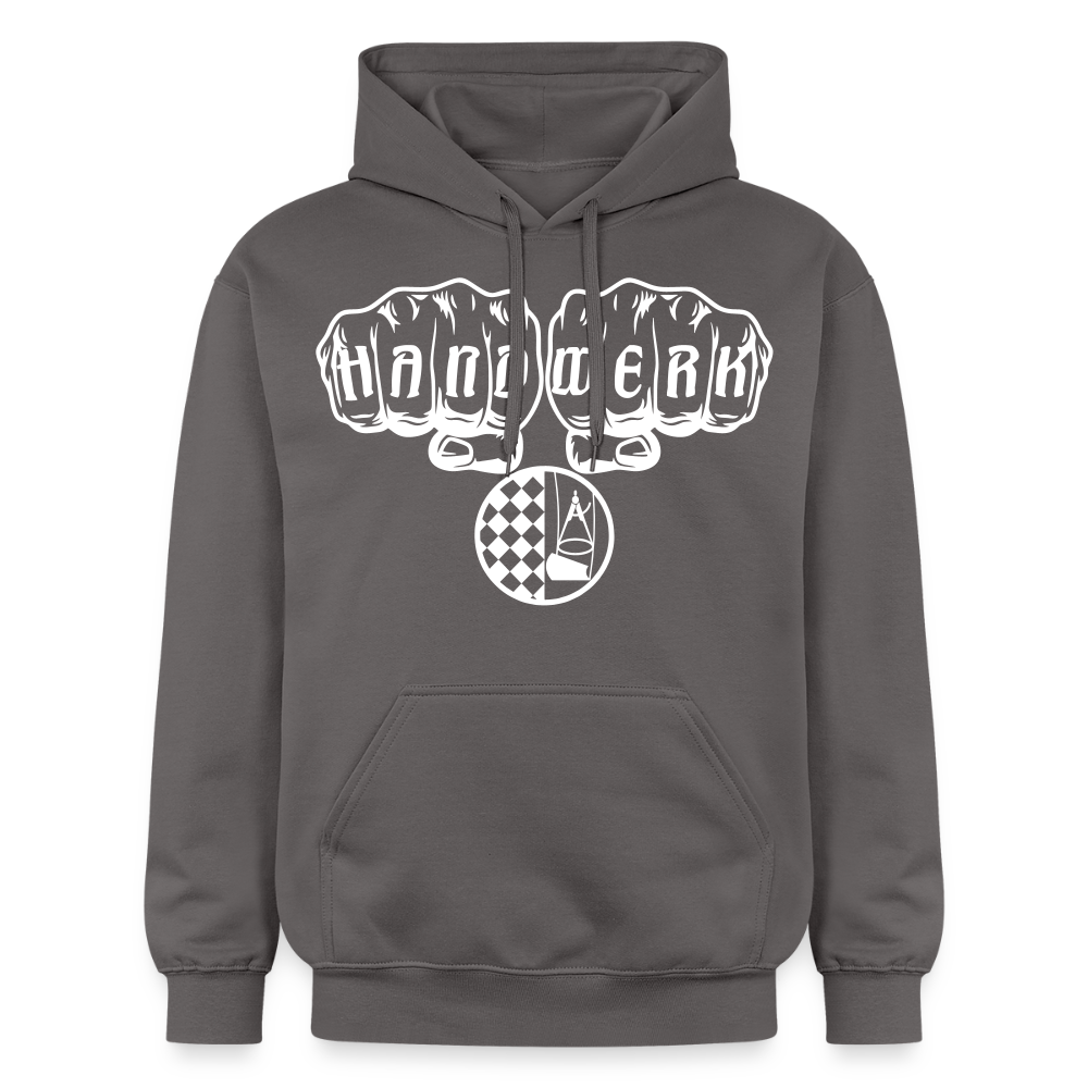 Gildan Unisex Softstyle® "Bodenleger" Dunkelgrau Gildan Unisex Softstyle® Midweight Hoodie