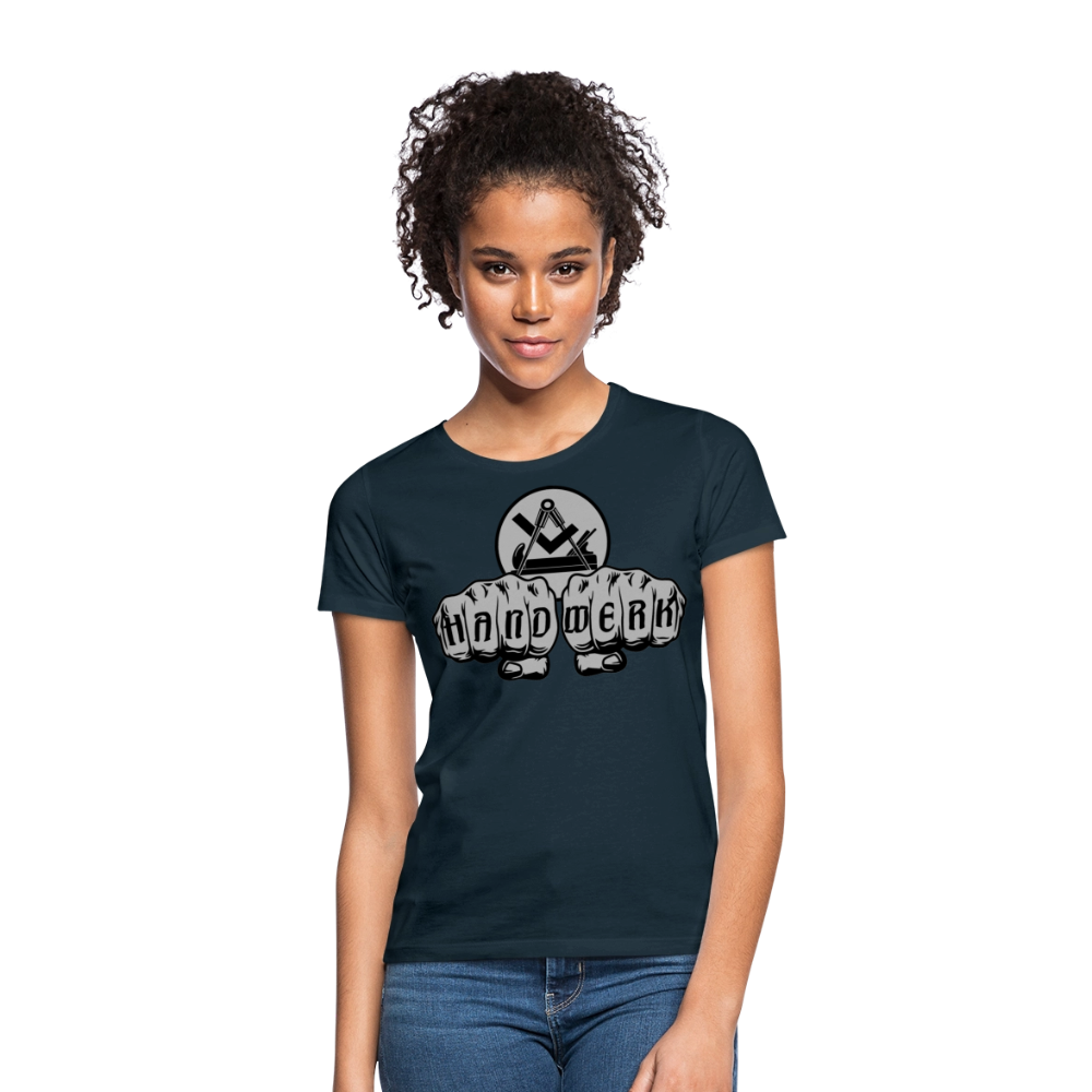 Frauen T-Shirt "Schreiner/Tischler" - Navy