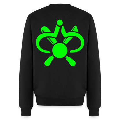 Unisex Premium Pullover "Drechsler" neongrün Schwarz Männer Premium Pullover