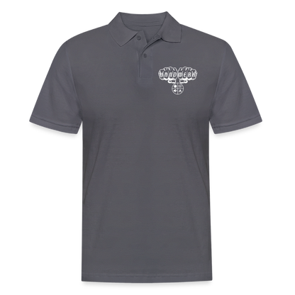 Männer Poloshirt "Isolierer" Anthrazit Männer Poloshirt