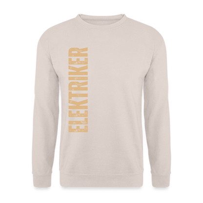 Unisex Pullover "Elektriker" Sand Unisex Pullover