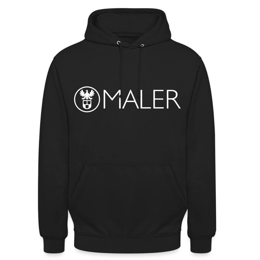 Unisex Hoodie "Maler" Schwarz Unisex Hoodie