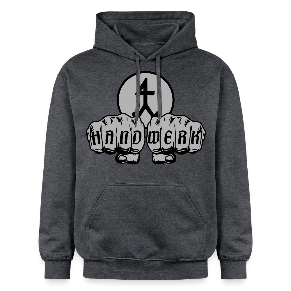 Gildan Unisex Softstyle® "Steinmetz" Dunkelgrau meliert Gildan Unisex Softstyle® Midweight Hoodie