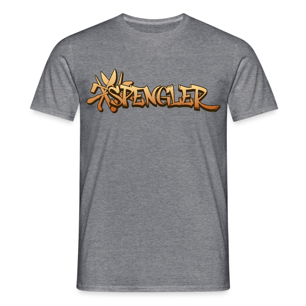 Unisex T-Shirt "Spengler" Graphit meliert Männer T-Shirt