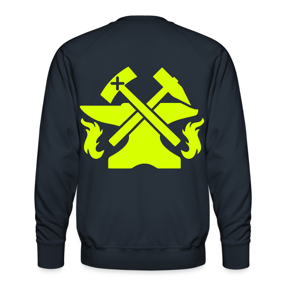 Unisex Premium Pullover "Metallbauer" neongelb Männer Premium Pullover