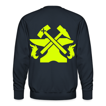 Unisex Premium Pullover "Metallbauer" neongelb Männer Premium Pullover