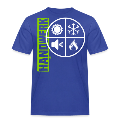 Unisex Workwear T-Shirt "Isolierer" Royalblau Männer Workwear T-Shirt