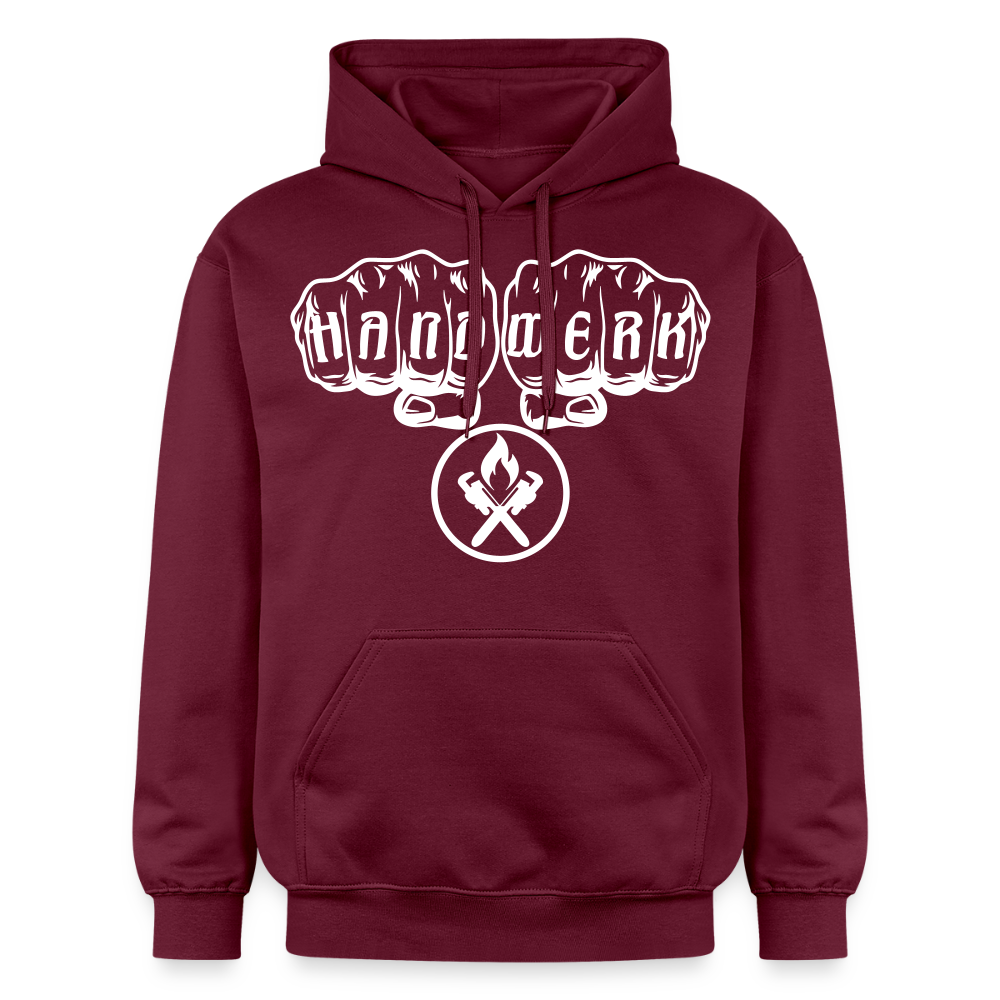 Gildan Unisex Softstyle® "Heizungsbauer" Maroon Gildan Unisex Softstyle® Midweight Hoodie