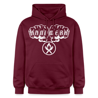 Gildan Unisex Softstyle® "Heizungsbauer" Maroon Gildan Unisex Softstyle® Midweight Hoodie