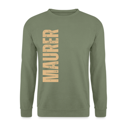 Unisex Pullover "Maurer" Armeegrün Unisex Pullover