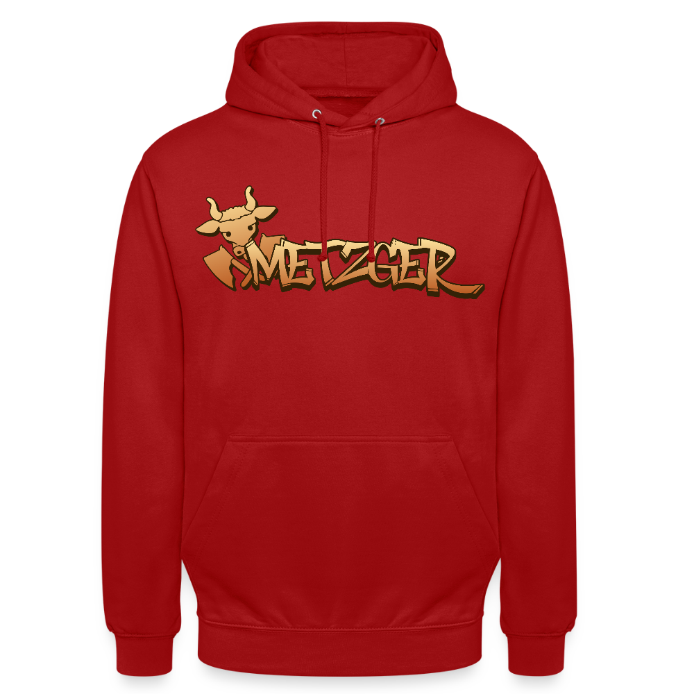 Unisex Hoodie "Metzger" Rot Unisex Hoodie