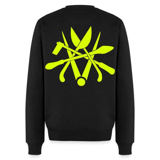 Unisex Premium Pullover "Spengler" neongelb Schwarz Männer Premium Pullover