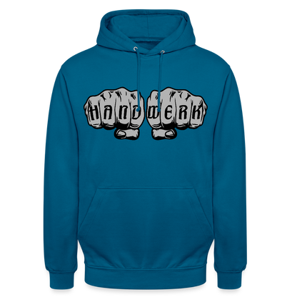 Unisex Hoodie "Handwerk" Tiefseeblau Unisex Hoodie