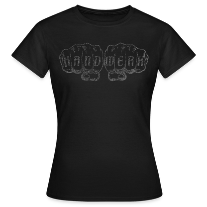 Frauen T-Shirt "Handwerk" Schwarz Frauen T-Shirt