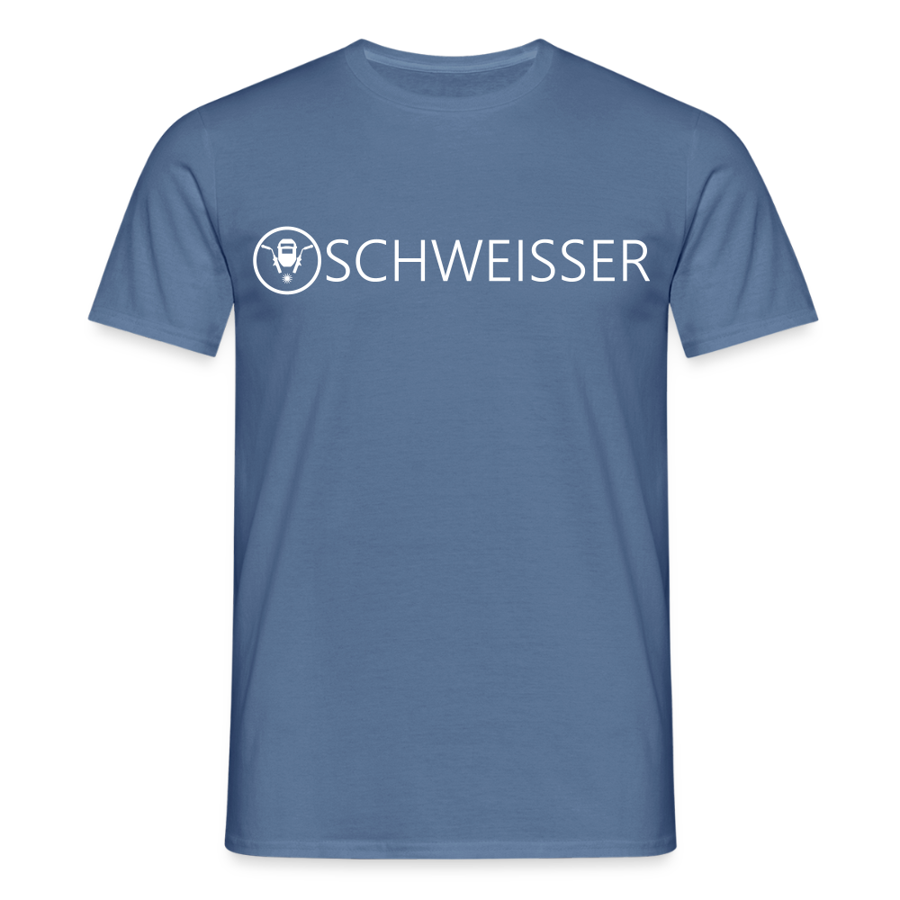 Unisex T-Shirt "Schweisser" Taubenblau Männer T-Shirt