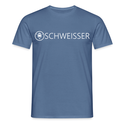 Unisex T-Shirt "Schweisser" Taubenblau Männer T-Shirt