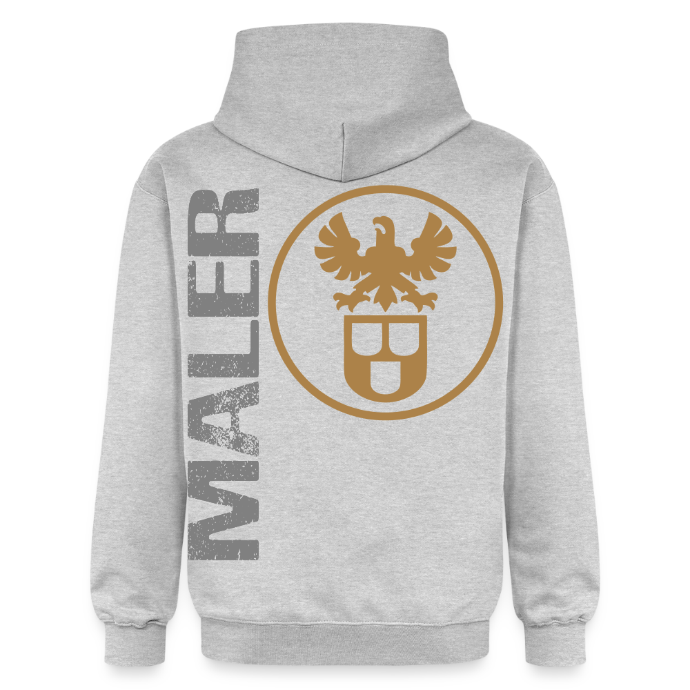 Gildan Unisex Softstyle® "Maler" Hellgrau meliert Gildan Unisex Softstyle® Midweight Hoodie