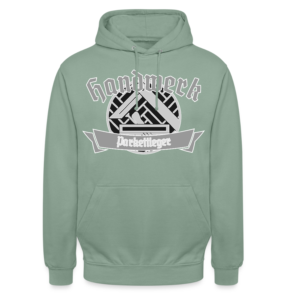 Unisex Hoodie "Parkettleger" Graugrün Unisex Hoodie