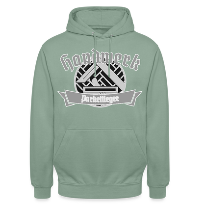 Unisex Hoodie "Parkettleger" Graugrün Unisex Hoodie