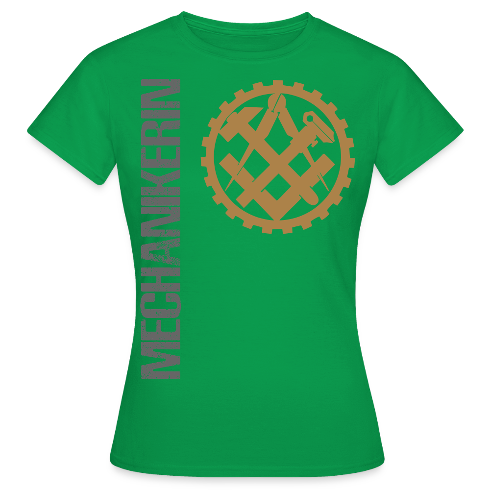Frauen T-Shirt "Mechanikerin" Kelly Green Frauen T-Shirt