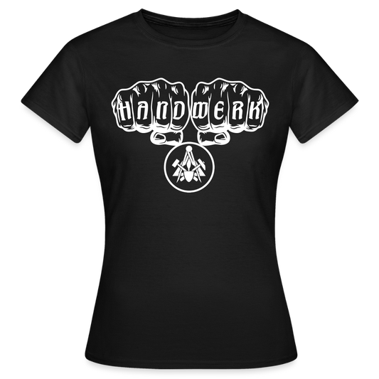 Frauen T-Shirt "Maurer" - Schwarz