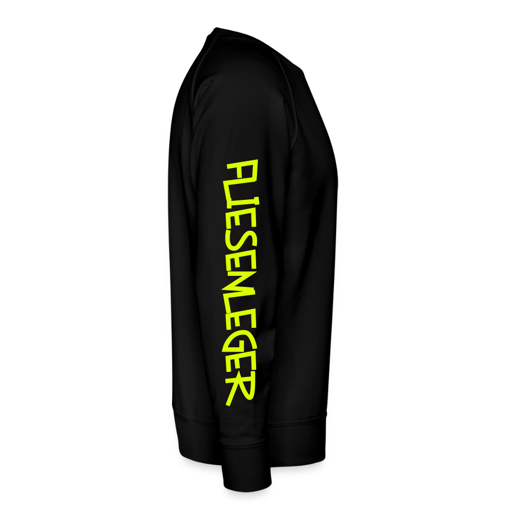Unisex Premium Pullover "Fliesenleger" neongelb Männer Premium Pullover