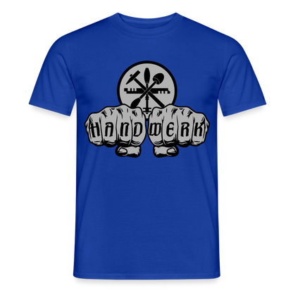 Unisex T-Shirt "Glaser"-Power von Spreadconnect, Männer T-Shirt mit Druck in Schwarz und Weiß, bequemes Streetwear-Design