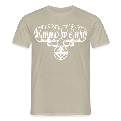 Unisex T-Shirt "Stuckateur" Sandbeige Männer T-Shirt