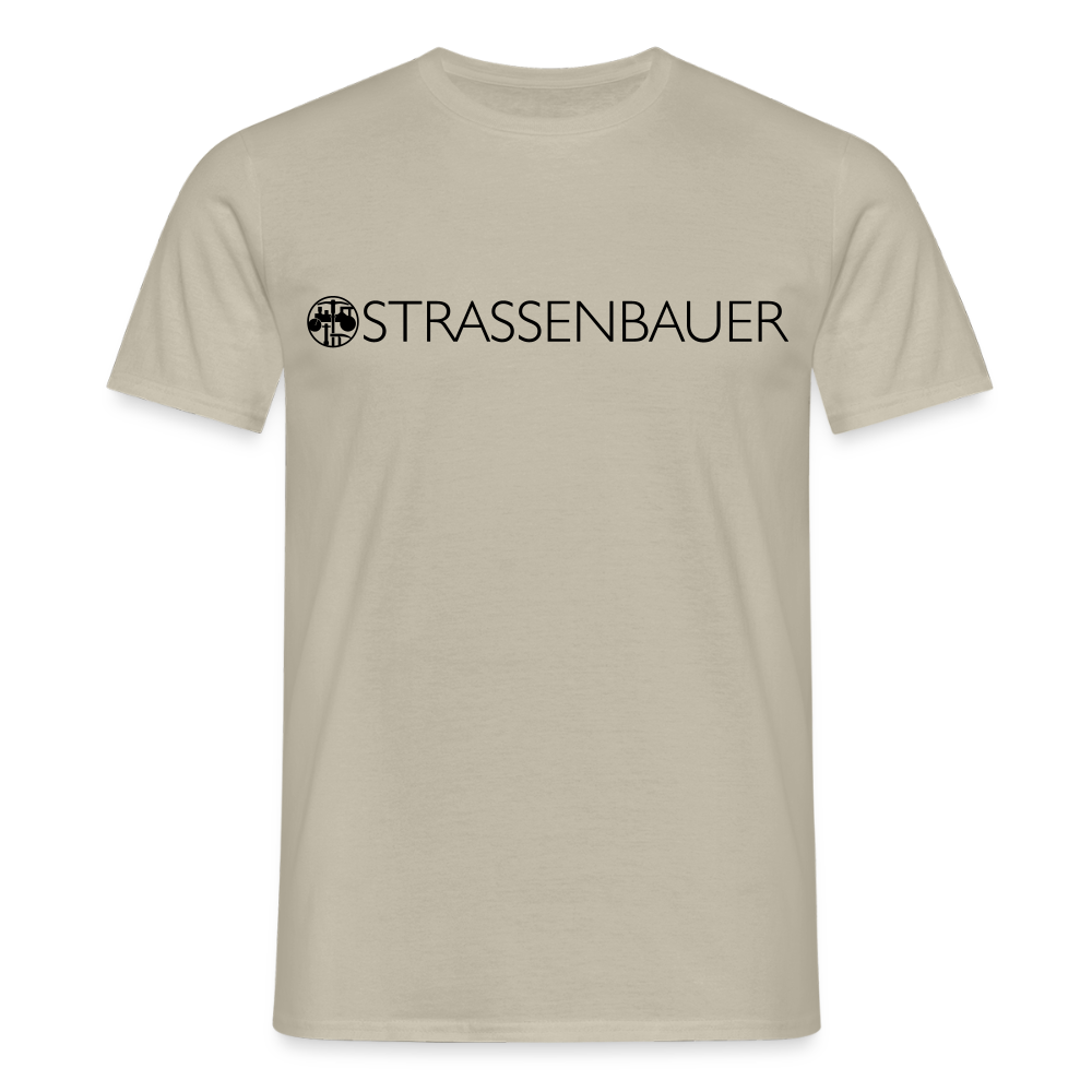 Unisex T-Shirt "Strassenbauer" Sandbeige Männer T-Shirt