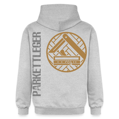 Gildan Unisex Softstyle® "Parkettleger" Hellgrau meliert Gildan Unisex Softstyle® Midweight Hoodie