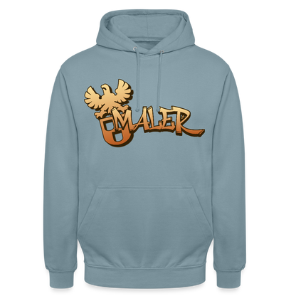 Unisex Hoodie "Maler" Nebelblau Unisex Hoodie
