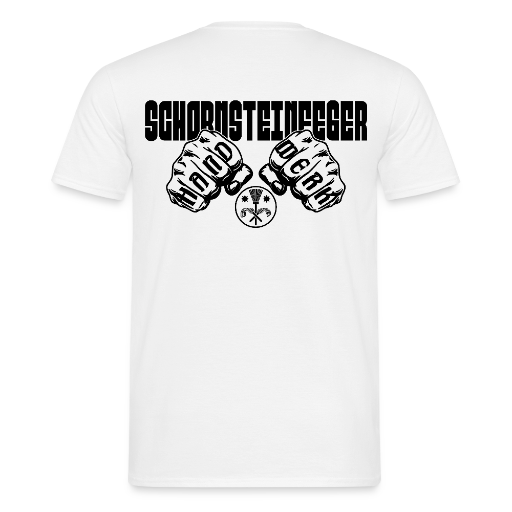 Unisex T-Shirt "Schornsteinfeger" Weiß Männer T-Shirt