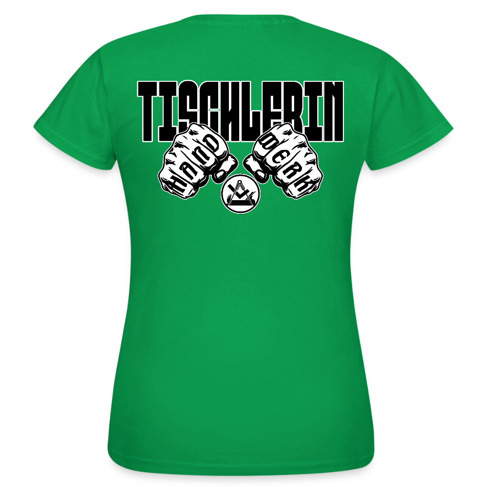 Frauen T-Shirt "Tischlerin" (beidseitig bedruckt) Kelly Green Frauen T-Shirt