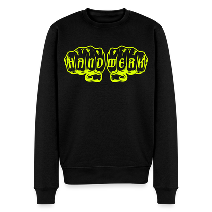 Unisex Premium Pullover "Raumausstatter" neongelb Schwarz Männer Premium Pullover