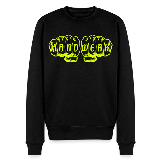 Unisex Premium Pullover "Raumausstatter" neongelb Schwarz Männer Premium Pullover