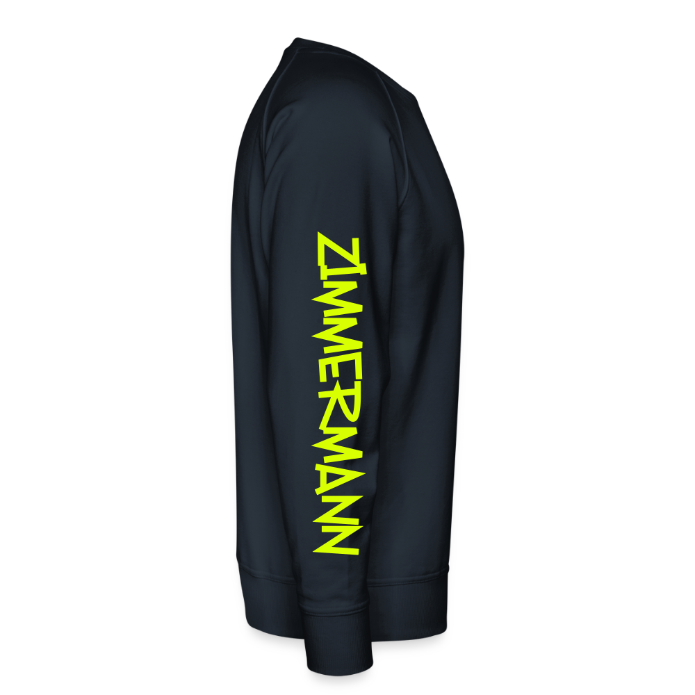 Unisex Premium Pullover "Zimmermann" neongelb Männer Premium Pullover
