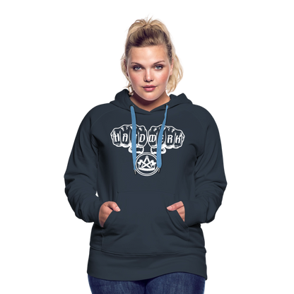 Frauen Premium Hoodie "Zimmermann" - Navy