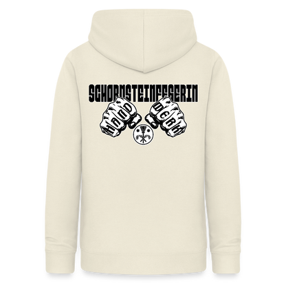 Frauen Hoodie "Schornsteinfegerin" (beidseitig beruckt) Vanille-Milchshake Frauen Hoodie