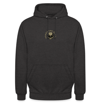 Unisex Hoodie "Handwerk-Rockt" (beidseitig bedruckt) - Anthrazit