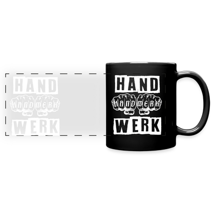 Panoramatasse schwarz "Handwerk Panoramatasse farbig